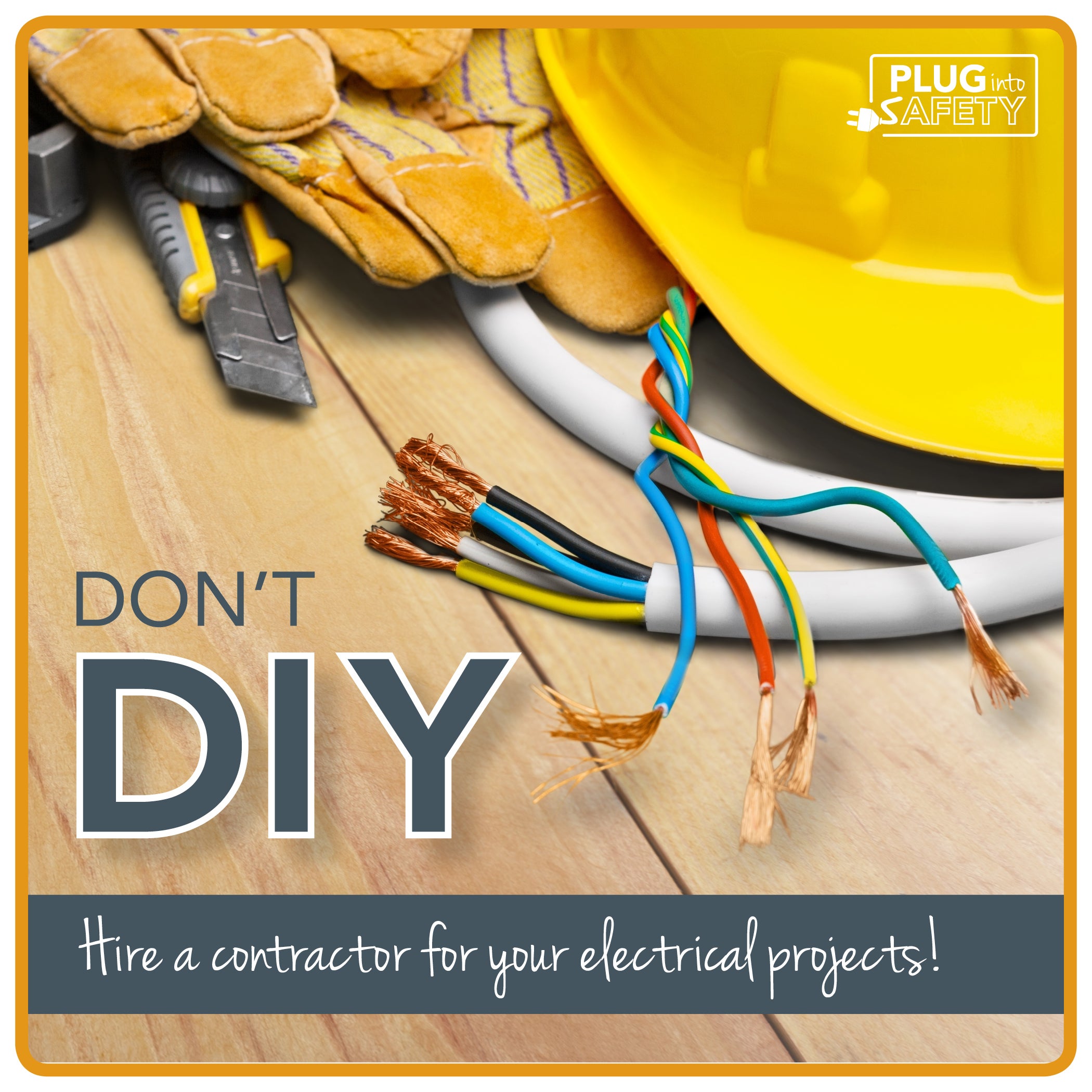 Don't D.I.Y. electrical jobs.